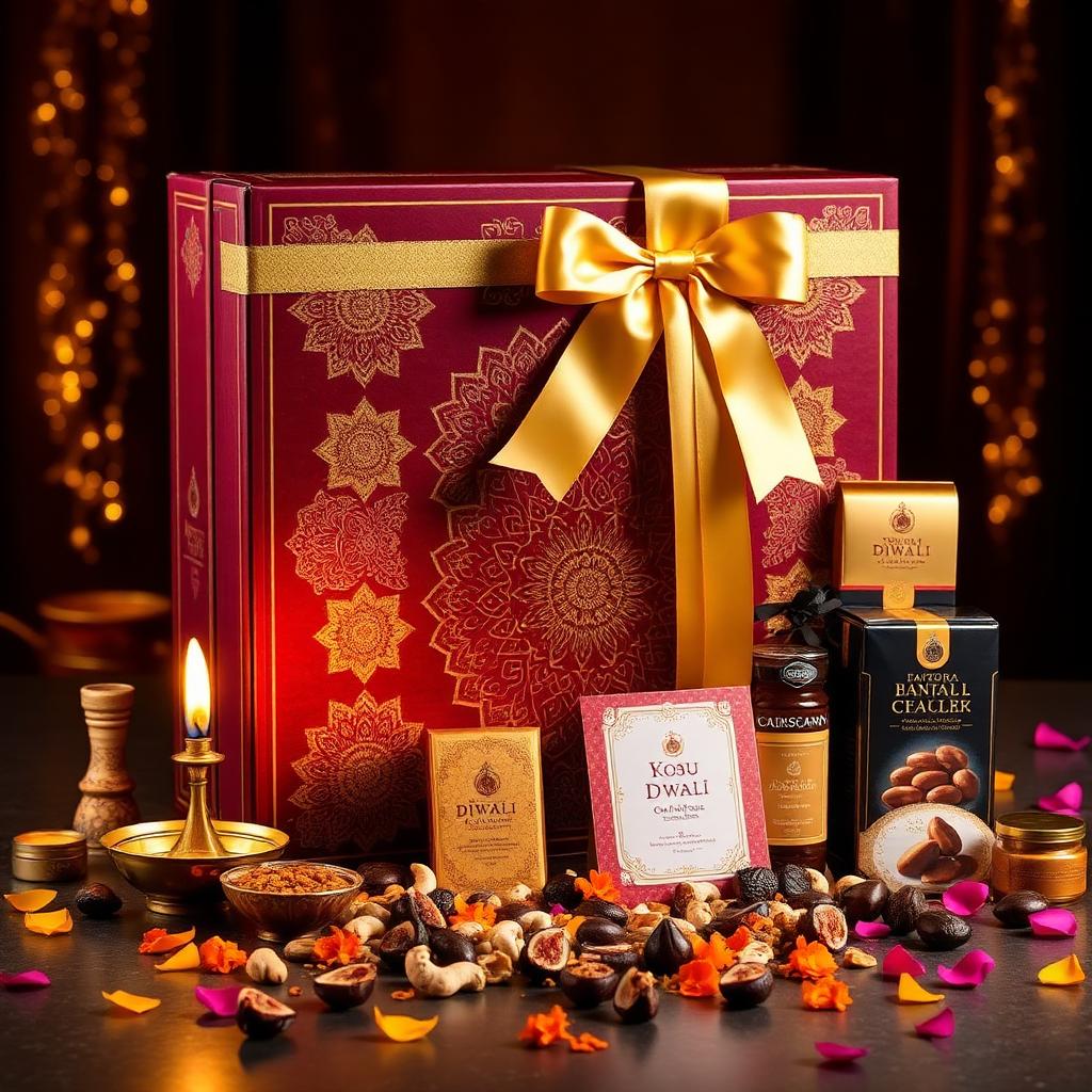 Diwali Signature Gift Pack — 3kg — Abundant mithai, mewa, saffron & figs. (Chocolates & Gifts at Pansari Point)