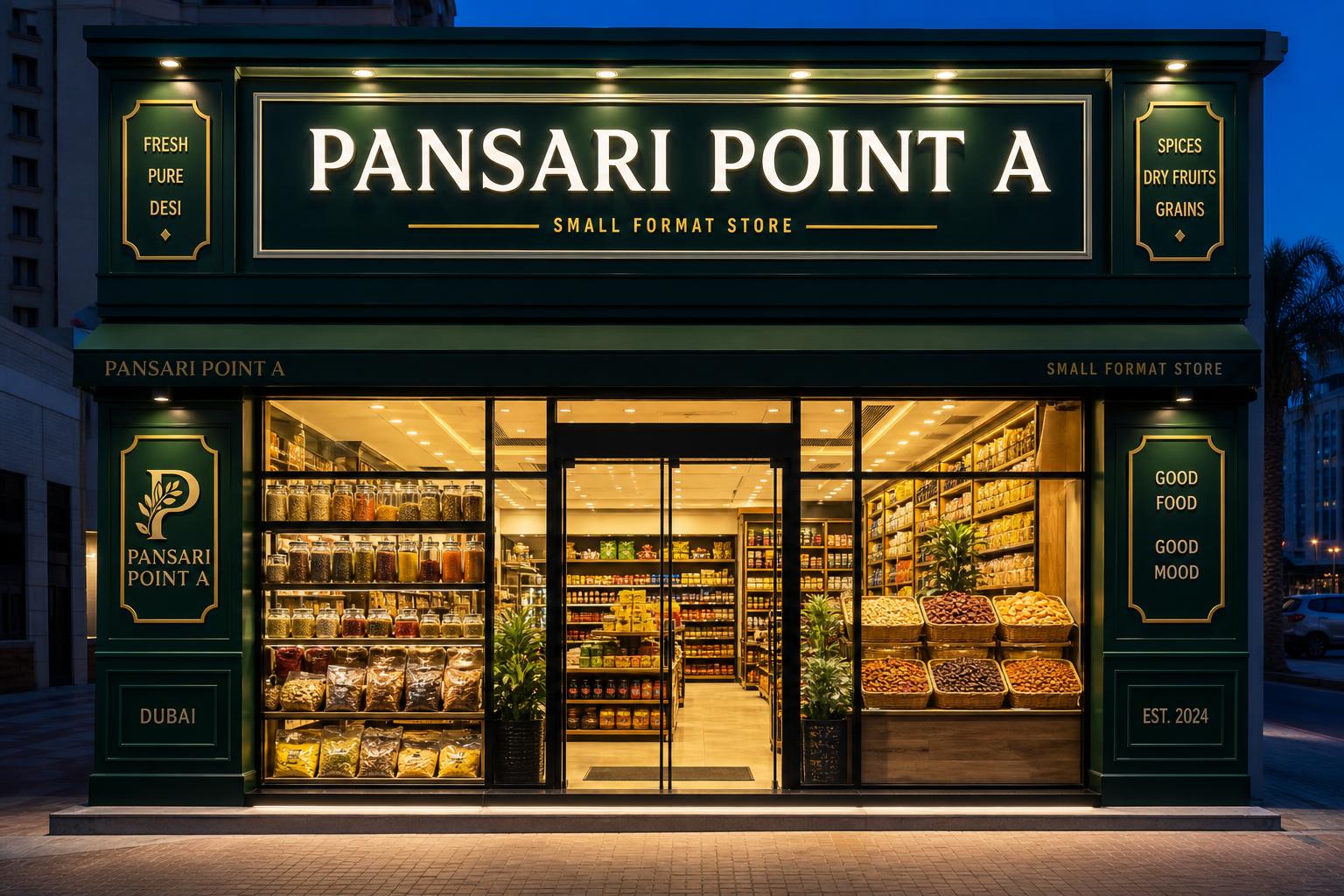 Pansari Point A — Small format storefront