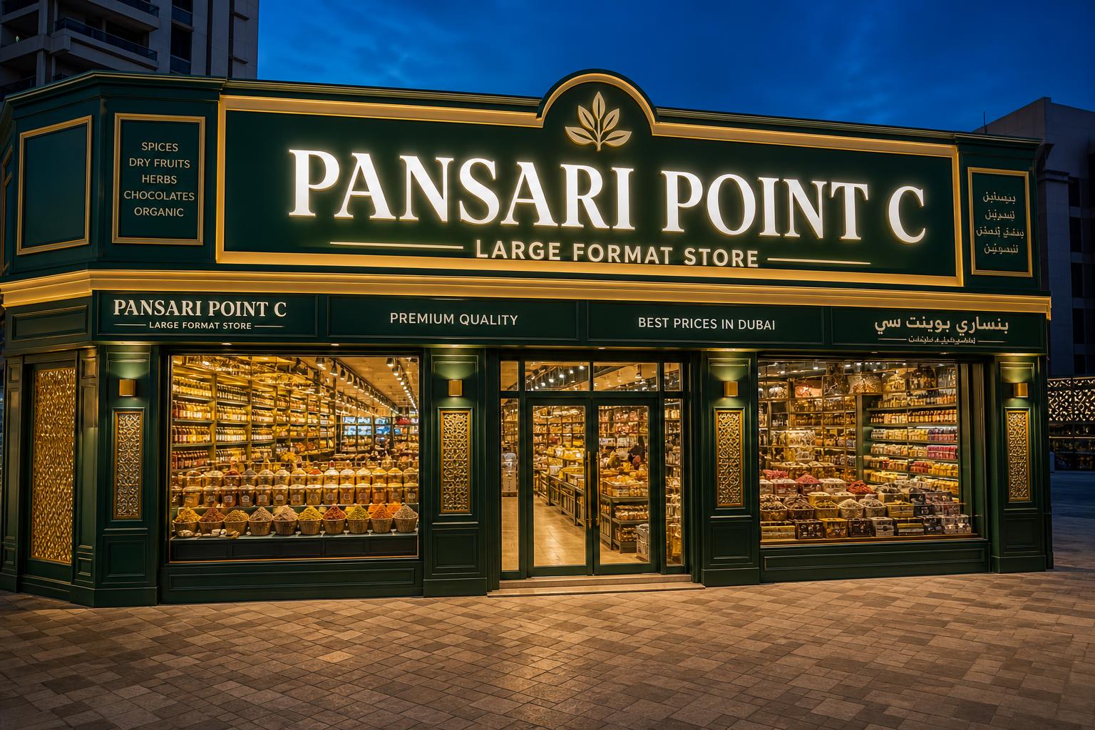 Pansari Point C — Large format storefront